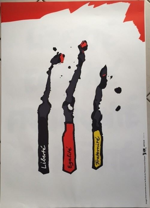 ARTIS 89 Droits de l'Homme et du Citoyen - 60x84 cm - AFFICHE / POSTER