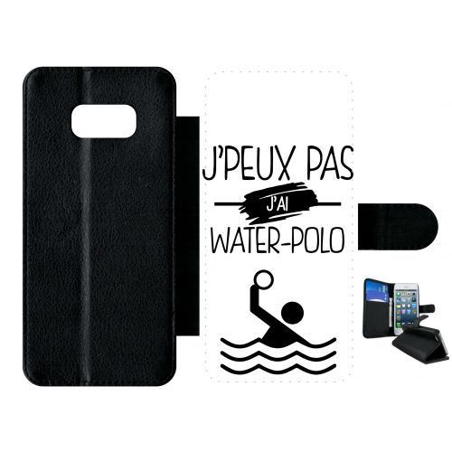Etui à rabat samsung galaxy s8+ plus j peux pas j ai water polo 1