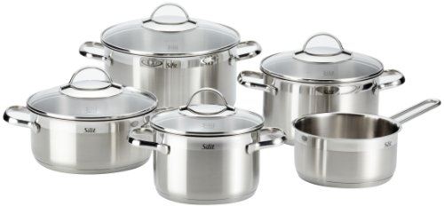 Silit 21684411 casseroles - 5 pièces-agate