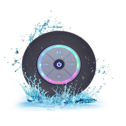 Ventouse Enceinte bluetooth waterproof noir
