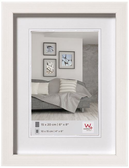 Walther JK520W Cadres Photo, Polystyrène, Weiß, 17,7 x 1,3 x 22,7 cm