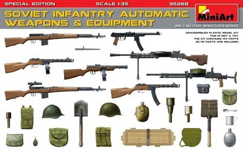 Soviet infantry automatic weapons & equipment