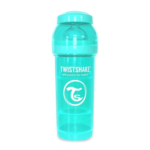 Biberon anti-colique Twistshake Turquoise 260ml