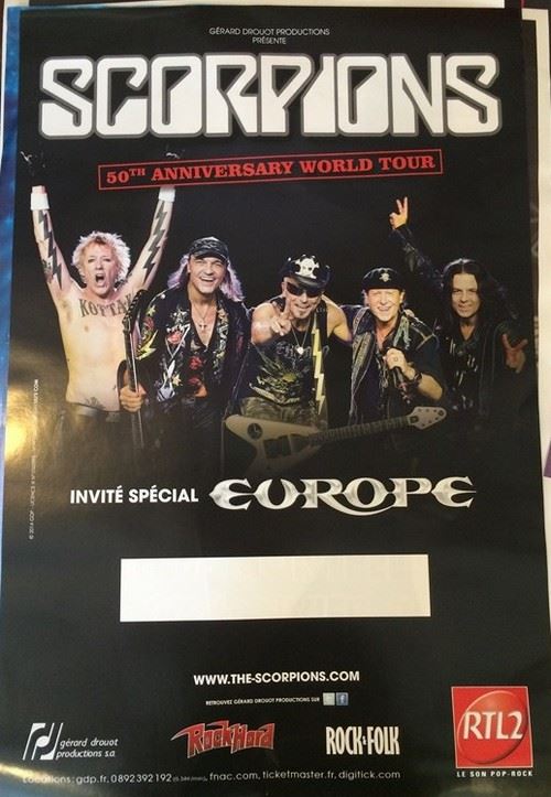 Scorpions - 80x120 cm - AFFICHE / POSTER État correct - N/A reconditionné disponible sur Fnac