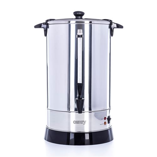 Distributeur de Boissons 20L,Bouilloire,Acier Inoxydable,Température Automatique, Camry, CR1259, 160W, Argent