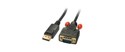 MicroConnect+DisplayPort+1.2+-+VGA+M-M+2m+Displayport+version+1.2%2C+Black+Supports+%281920+x+1080P%29
