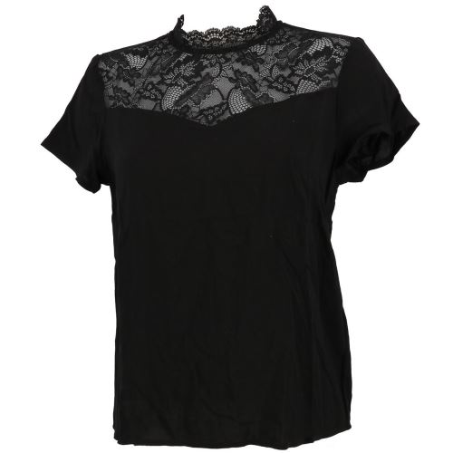 Tee shirt manches courtes Only First black mc tee l Noir taille : 36 réf : 28659