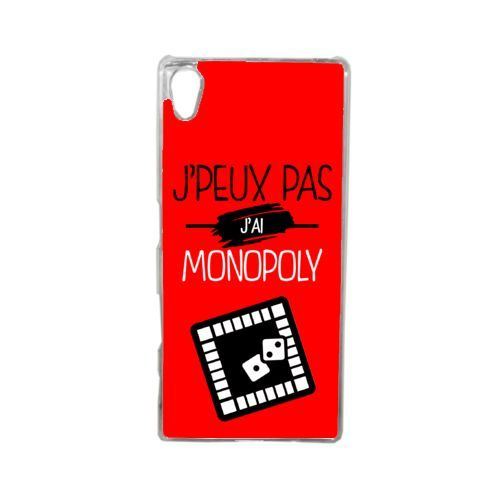 Coque j peux pas j ai monopoly 9 compatible sony xperia z5 transparent