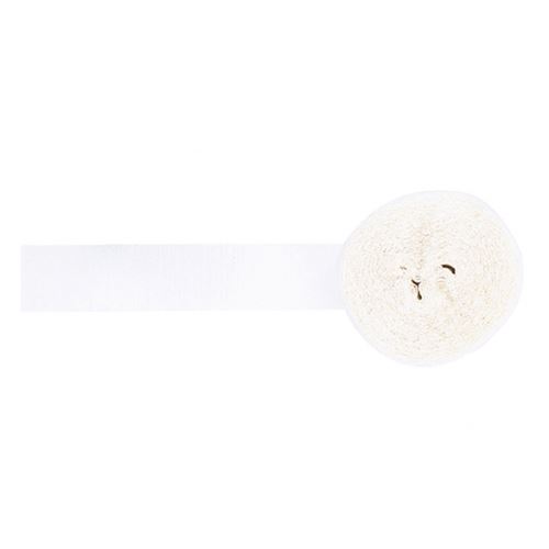 Amscan guirlande festive papier crêpe 24,7 m blanc
