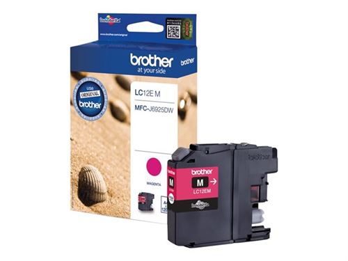 Brother LC12EM - Capacité XL - magenta - original - cartouche d'encre - pour Brother MFC-J6925DW