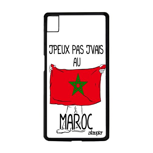 Coque Sony Xperia Z5 Silicone J Peux Pas J Vais Au Maroc Drapeau Marocain Dessin Etui Pour Telephone Mobile Achat Prix Fnac
