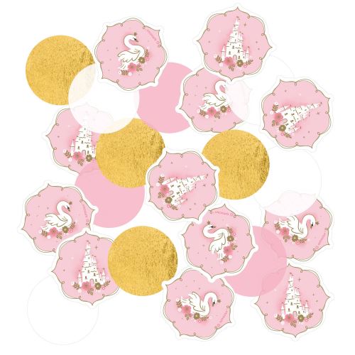 Amscan confetti Princess for a Day14 grammes rose/doré