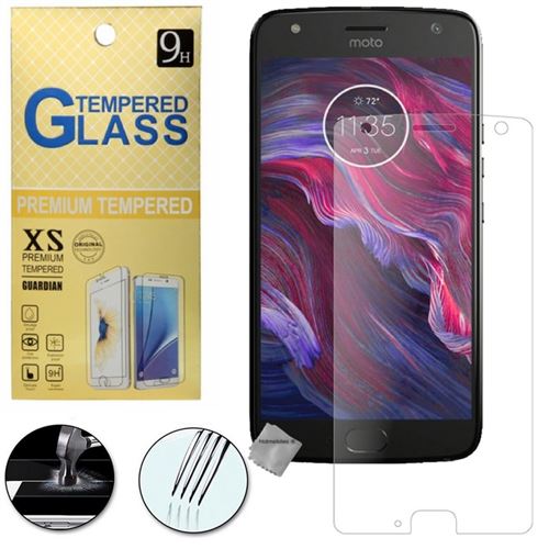 Film de protection vitre verre trempe transparent pour Motorola Moto X4