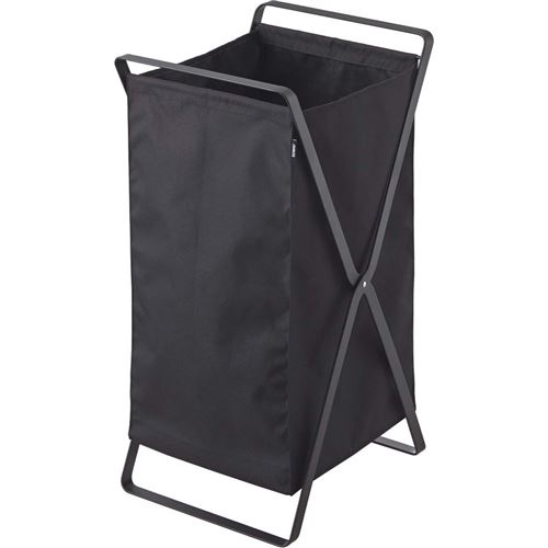 Yamazaki - Panier à linge pliable Tower - Grand - Noir - Image 3