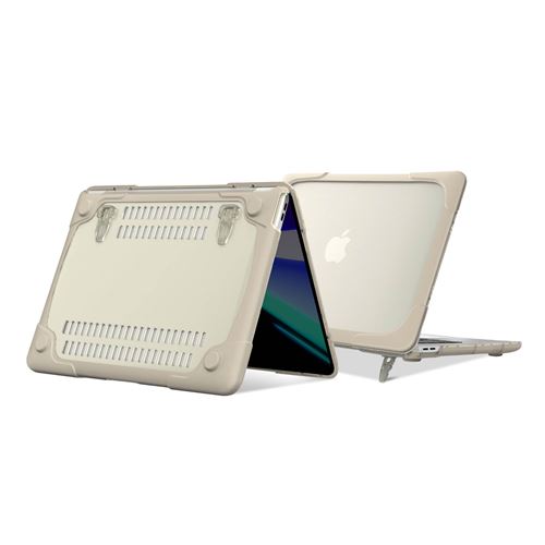 Coque Apple Macbook Pro 16 2019 Protection Intégrale Rigide Contour Souple Beige