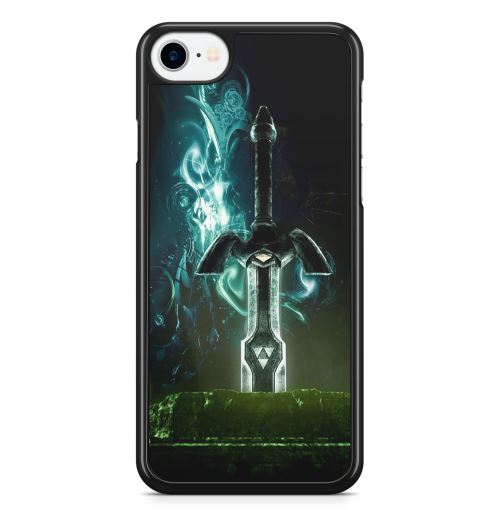 Coque Fifrelin Noire pour iPhone XS MAX The Legend if Zelda Ocarina of Time Triforce