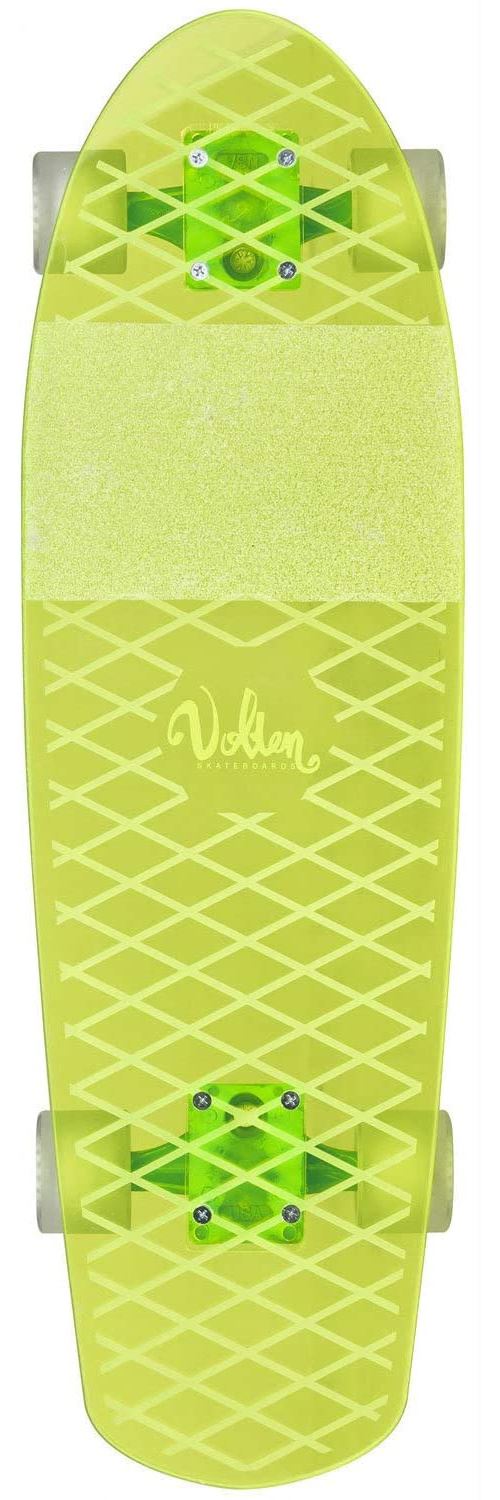 Volten longboard Neon Clearjaune 68,5 cm acrylique jaune
