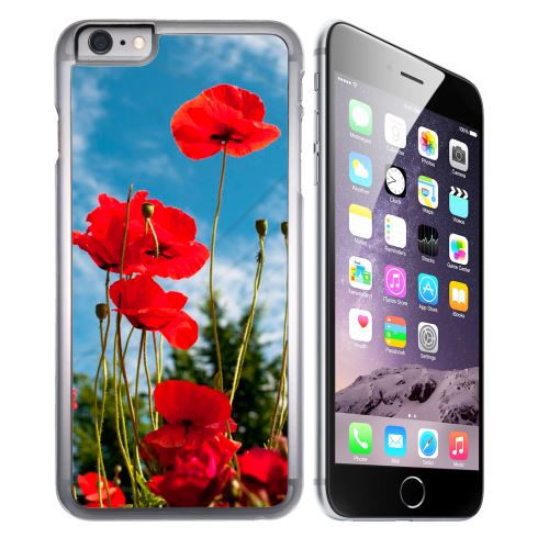 Coque pour iPhone 7 PLUS coquelicots 1