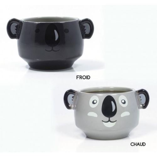 Thumbsup! mug magique chat ginger - marron koamug