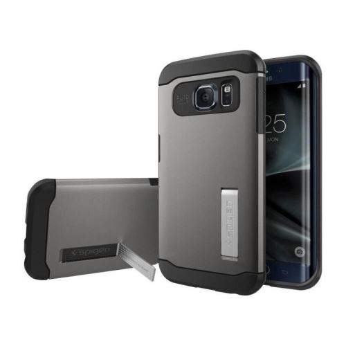Coque Samsung Galaxy S7 Edge Spigen Case Slim Armor Gunmetal