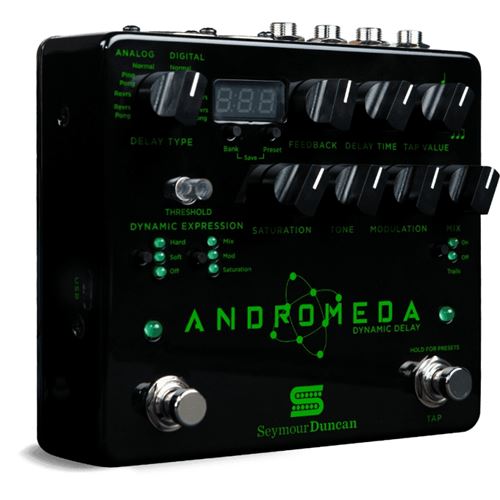 Seymour Duncan Andromeda – Dynamic Digital Delay Pédale d'effet pour guitare
