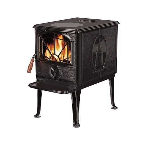Falcon DUNMORE - Electric fireplace - au sol - noir émail