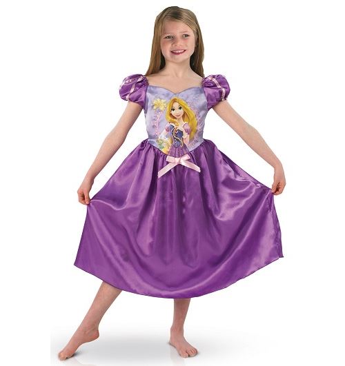 Déguisement raiponce classique taille 7/8 ans - disney princess