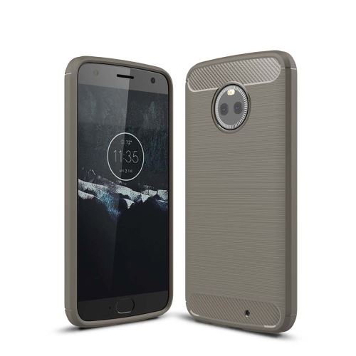 Motorola Moto X4 Coque Protection TPU Effet brossé Gris ALS54331