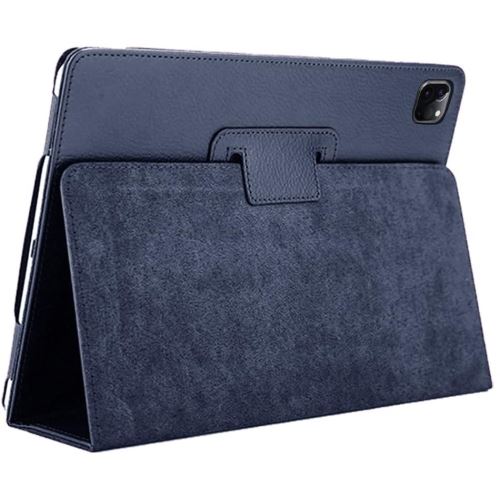 Etui en PU avec support bleu pour votre Apple iPad Pro 11 pouces (2020)