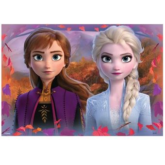 Puzzles 2 x 12 pièces Ravensburger Voyage vers l'inconnu Disney Frozen La Reine des Neiges 2