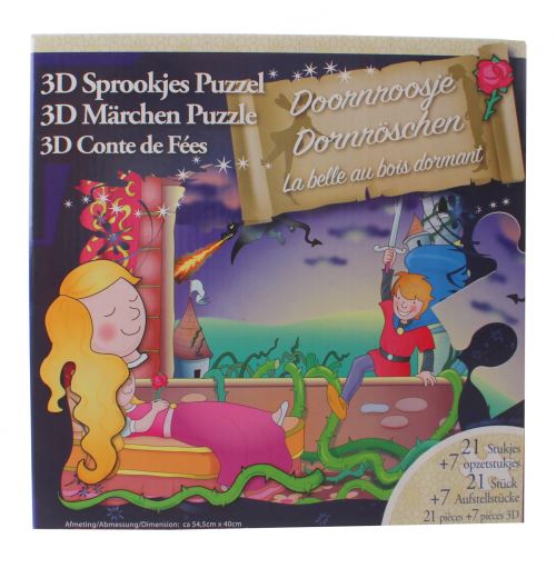 Jade Puzzle 3D La Belle au bois dormant 28 pièces