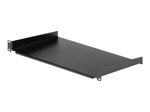 startech 1u server rack shelf - 10in 254mm deep shelf - 1u rack shelf noir