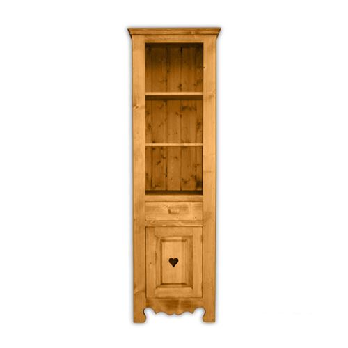 BIBLIOTHEQUE 3 Etageres 1 Porte 1 Tiroir CHAMONIX
