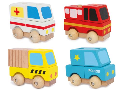 Small Foot jeu de 4 à 10 cm pour les services d'urgence
