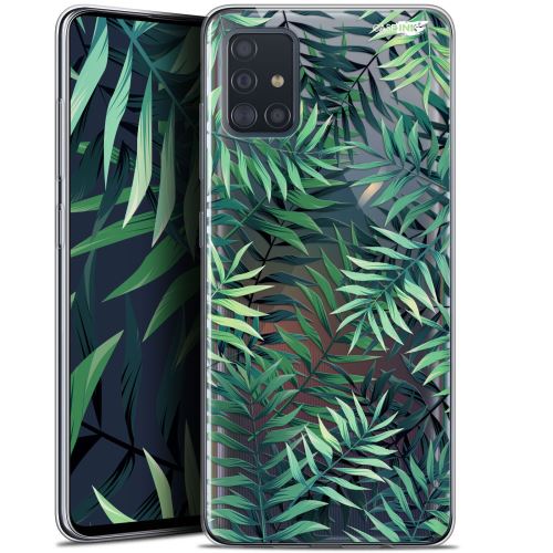 Coque Gel Pour Samsung Galaxy A51 (A515) (6.5 ) Extra Fine - Feuilles des Tropiques