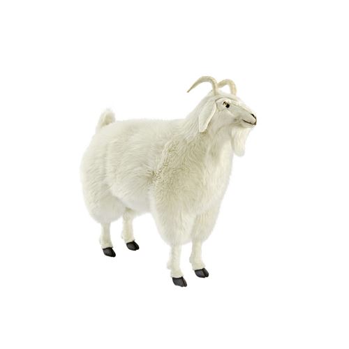 Hansa Jaune Peluche Geante Chevre Cashmere