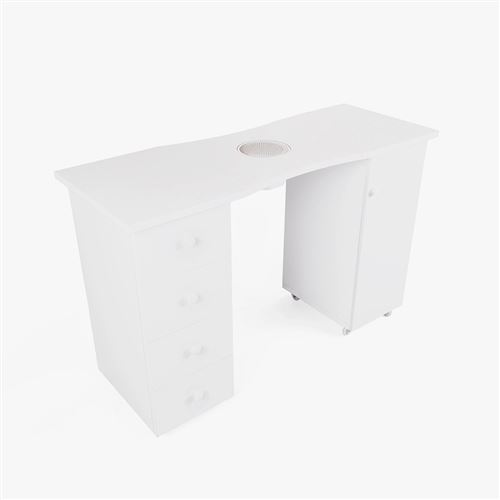 Bodyline - Health and Massage - Table pour manucure et reconstruction des ongles avec aspirateur et bloc-tiroir Tone