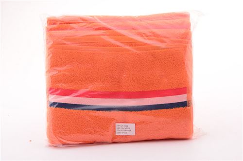 Serviette orange 30x140 3 pièces