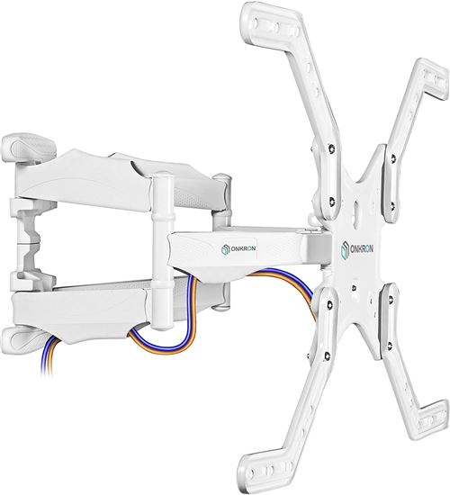 ONKRON M5L WHT Support mural inclinable et pivotant pour téléviseurs de 32 à 70 pouces