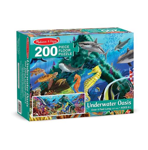 Melissa & Doug puzzle de fond Underwater Oasis 200 pièces