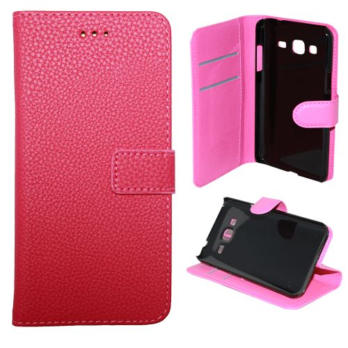 Etui Housse Portefeuille Pour Samsung Galaxy J5 2016 - Rose