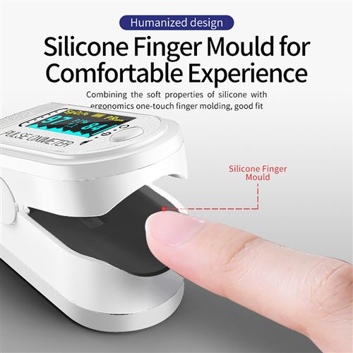 Oxymètre de pouls du bout des doigts avec écran OLED