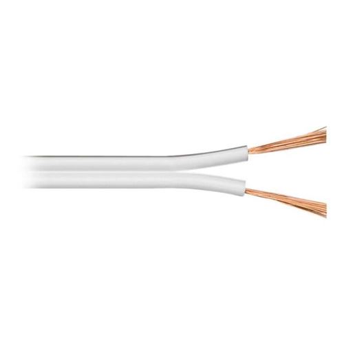MicroConnect Câble de haut-parleur 1.5 mm² fil dénudé pour fil dénudé 50 m blanc