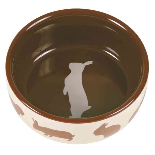 TRIXIE TX-60733 Bol en c&eacute;ramique pour Lapin 250 ML 11 cm