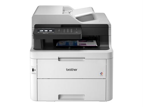 Brother mfc-l3750cdw imprimante multifonction couleur 4 en 1 blanc