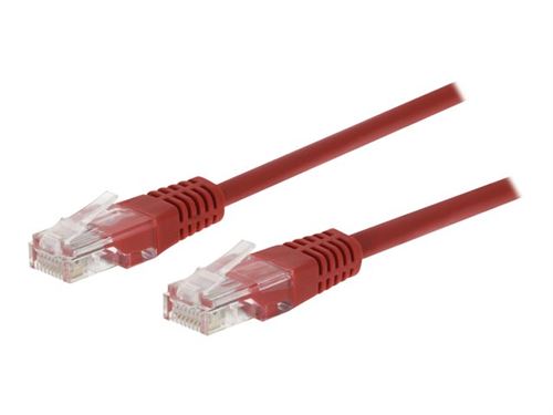 Valueline VLCT85000R10 Câble de réseau Cat5e Utp Rj45 (8/8) Mâle - Rj45 (8/8) Mâle 1,00 M Rouge