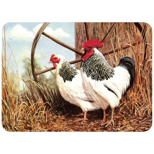 Planche decouper coq 40x50 cm tuftop 4050 suss