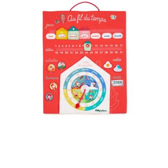 Calendrier Au fil du temps corail Lilliputiens - Autres - Achat & prix Calendrier Au fil du temps corail Lilliputiens - Autres - Achat & prix