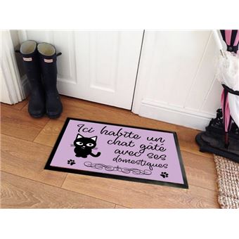 Chats Paillasson Essuie Pieds Ici Habite Un Chat Gate Avec Ses Domestiques 40x60 Cm Achat Prix Fnac Chats Paillasson Essuie Pieds Ici Habite Un Chat Gate Avec Ses Domestiques 40x60 Cm Achat Prix Fnac