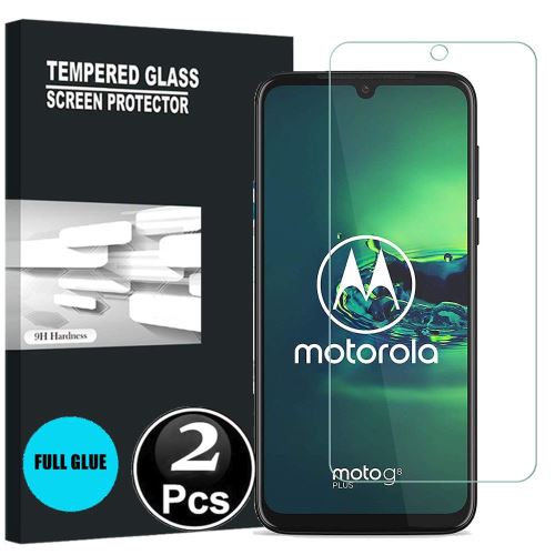Vitre protection ecran pour Motorola Moto G8 Plus Verre trempé incassable lot de [X2]